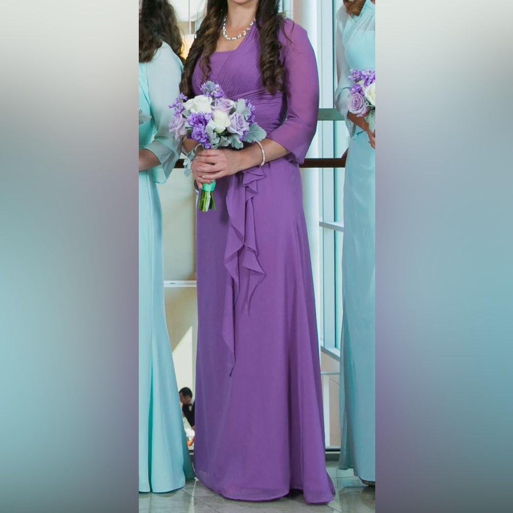 Wisteria Chiffon Gown